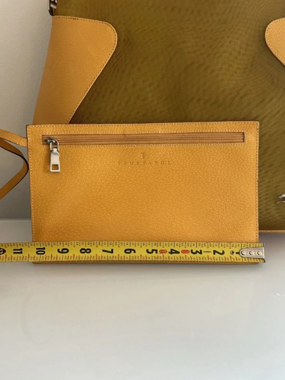 Trussardi vintage mustard